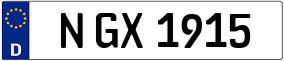 Truck License Plate
